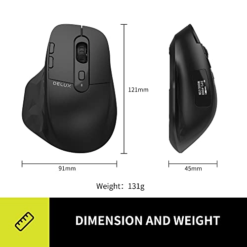 M912 Wireless Mouse - Bluetooth Radio Frequency USB