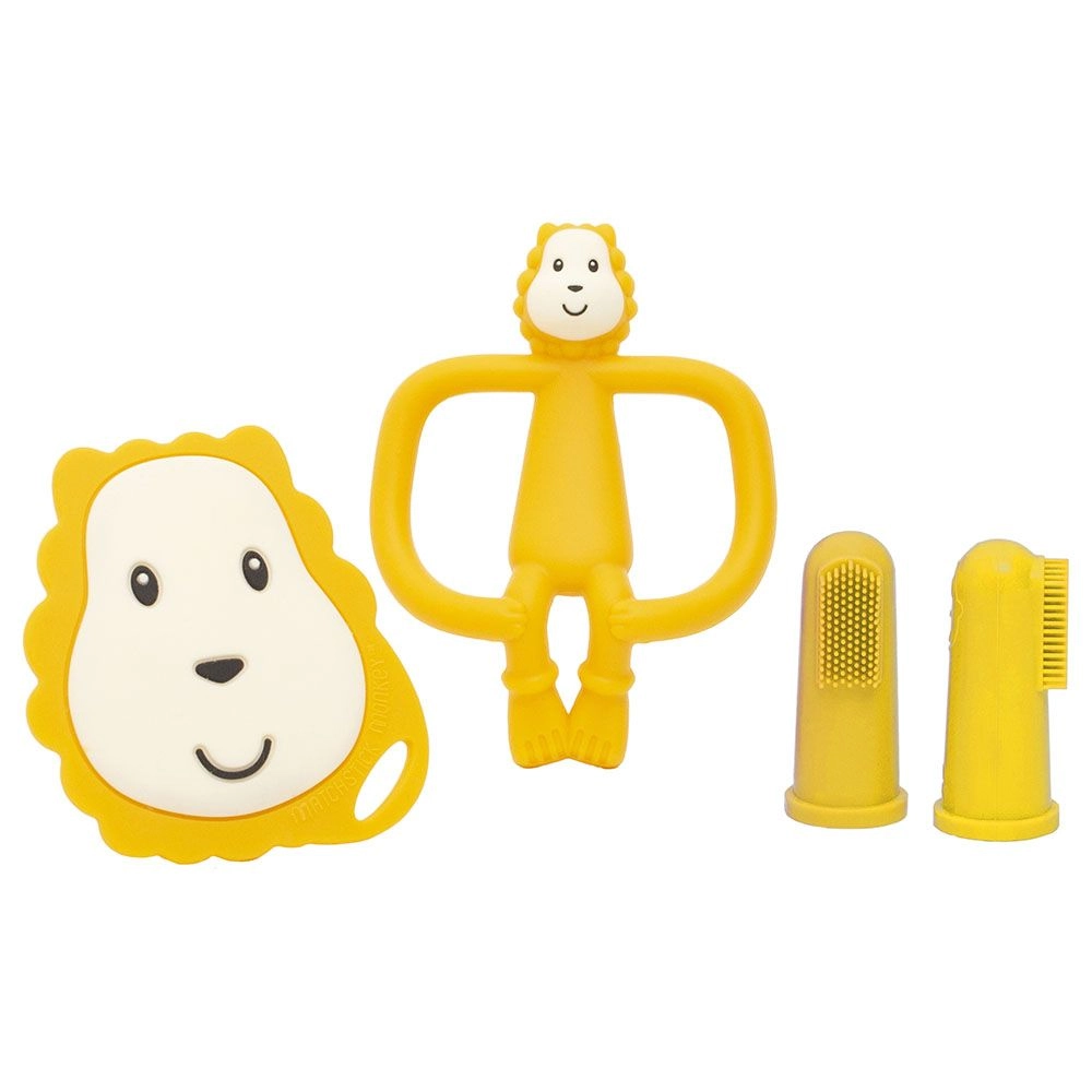Ludo Lion - Teething Starter Set Yellow