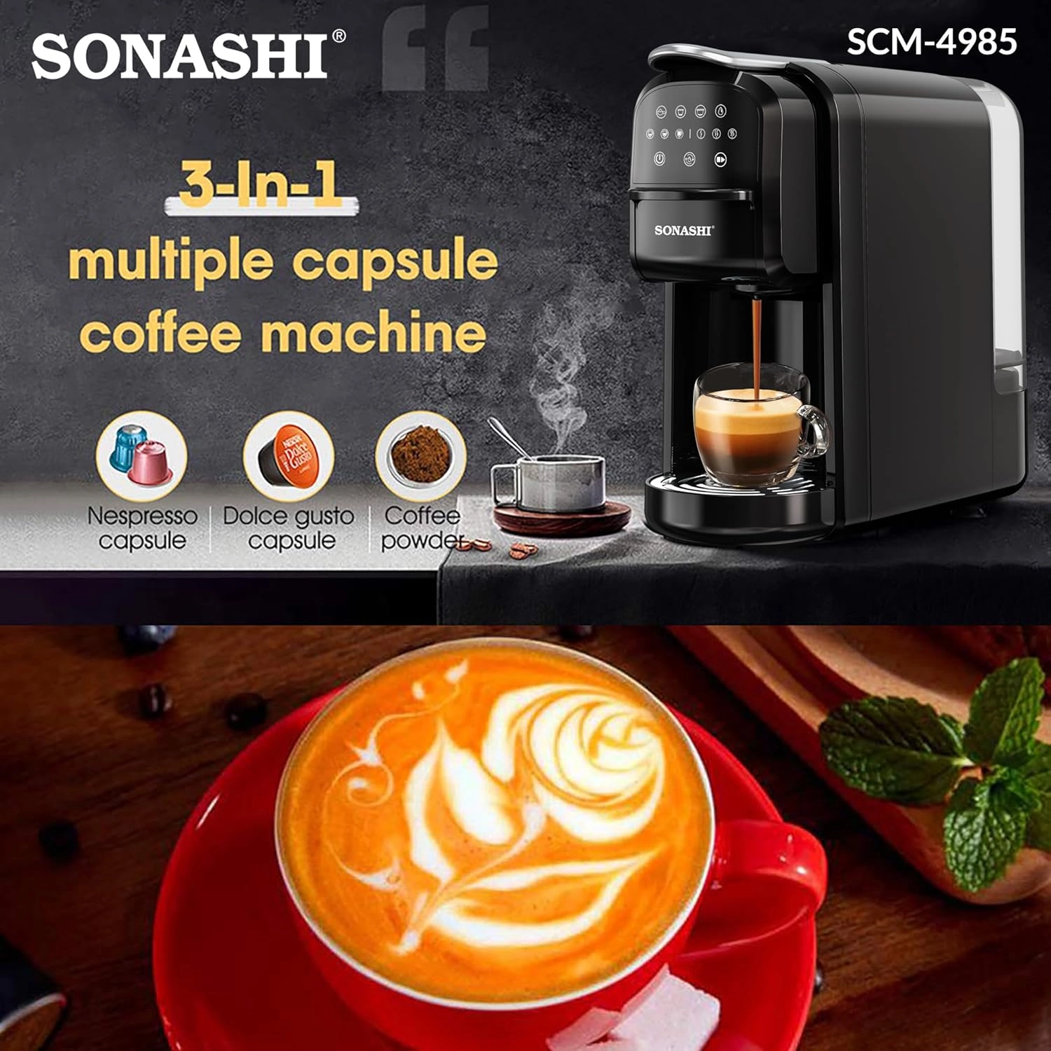 SCM-4985 - 3 in 1 Multi-Capsule