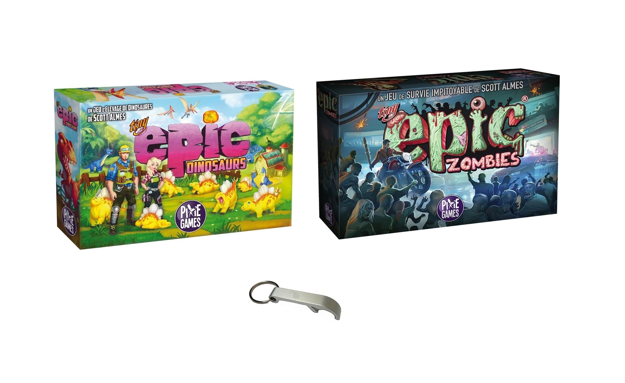 Blumie Shop Tiny Epic Dinosaurs + Tiny Epic Zombies + Decals (French)