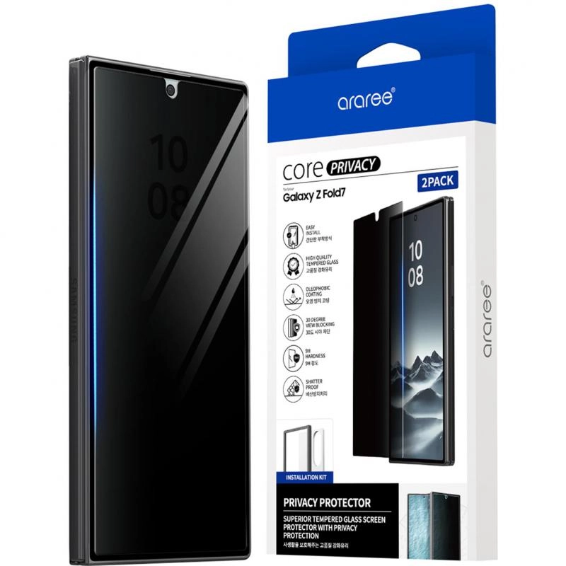 Privacy Tempered Glass Screen Protector for Samsung Galaxy S25 Edge