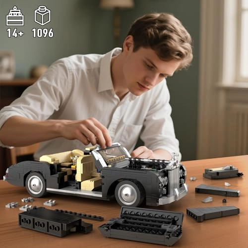 Classic Convertible Car Building Set - 1096pcs