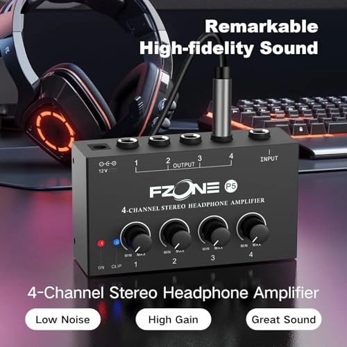P5 - 4-Channel Headphone Amp In-Ear Mono/Stereo