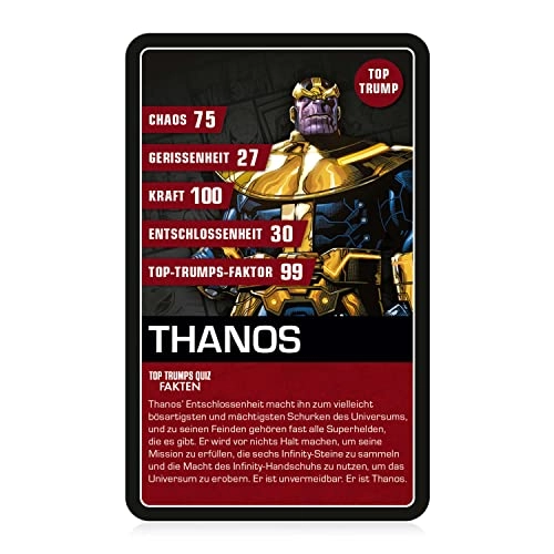 TOP Trumps Marvel Super Villains - Card Game (German)