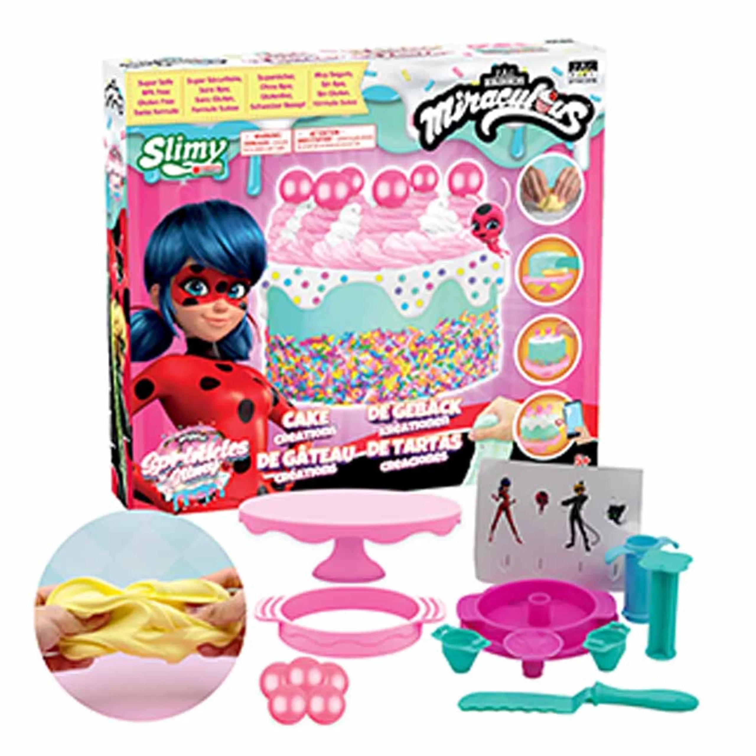 Miraculous Sprinkle N' Slimy Cake Creations Kit - 5+ years