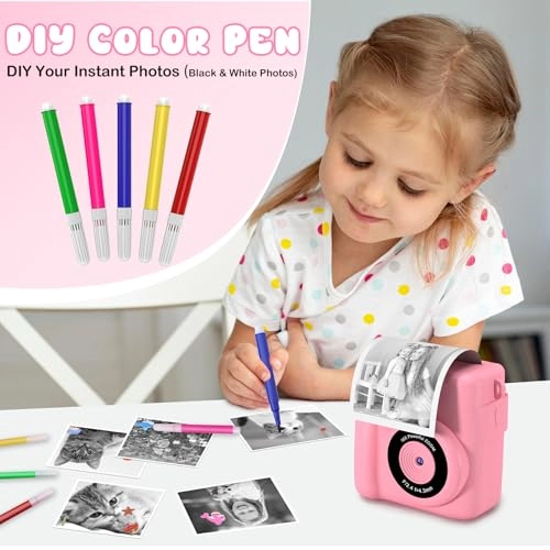 Instant Camera for Kids - 2.4 Inch 1080P 32GB