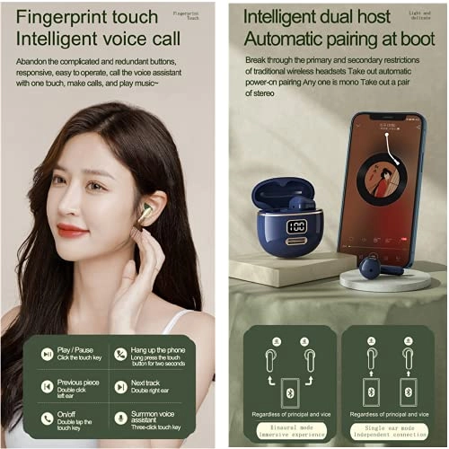 TWS Stereo Earphones - Wireless Earbud