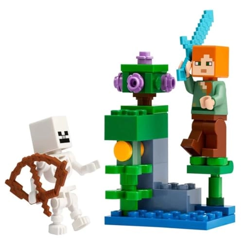 Minecraft Alex and Skeleton Cave Mini Set (30705)