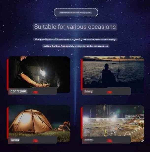 GL-5922 Flashlight Rechargeable