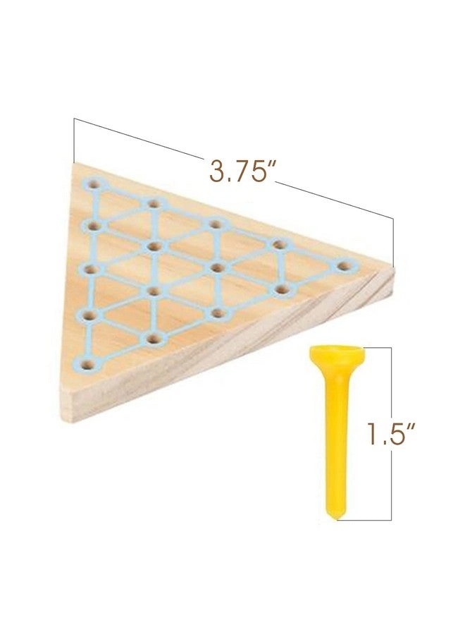 Peg Game - Set of 2 Wood and Plastic