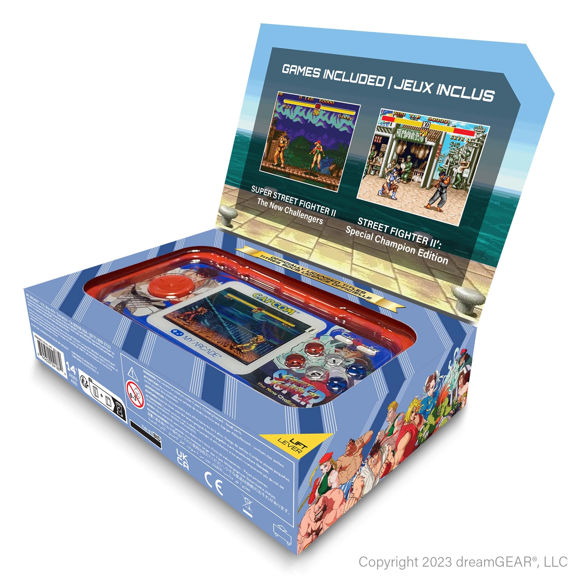 Street Fighter II Pocket Player Pro - 2.75" full color display Includes Super Street Fighter II and Street Fighter II': Special Champion Edition