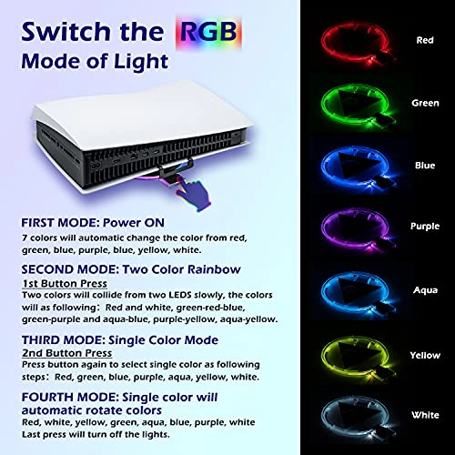 RGB LED Console Stand - PS5