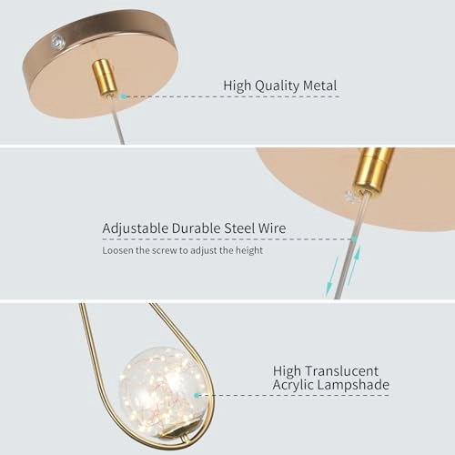 Gypsophila Pendant Light - Max 100cm