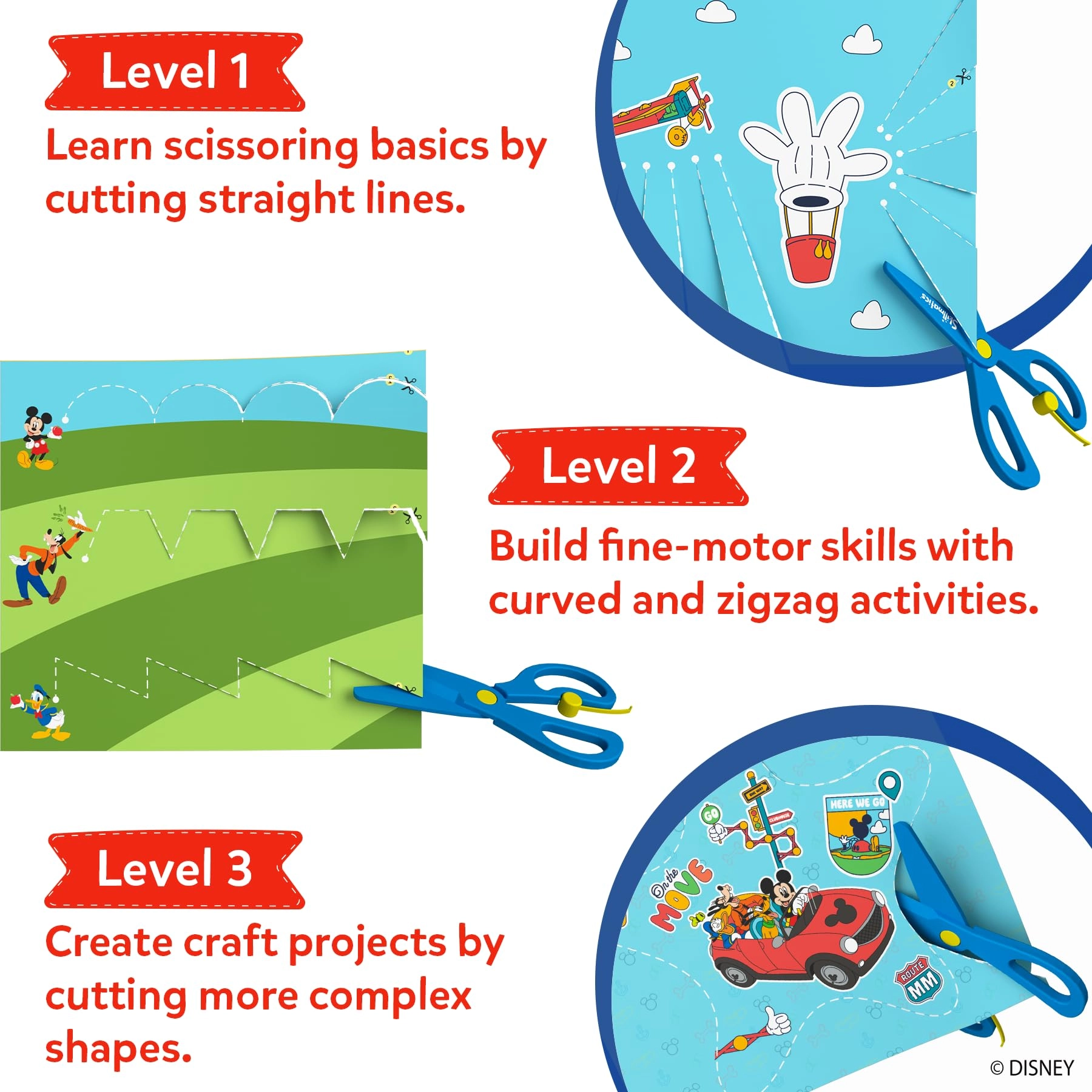 Snip Snip Mickey Mouse Clubhouse - 3-7