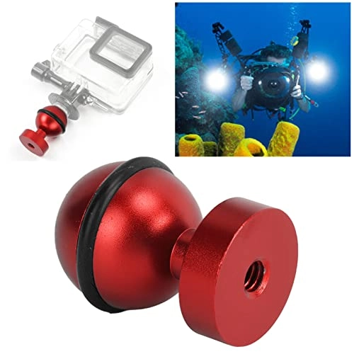 Diving Light Ball Head - Aluminum Alloy Red