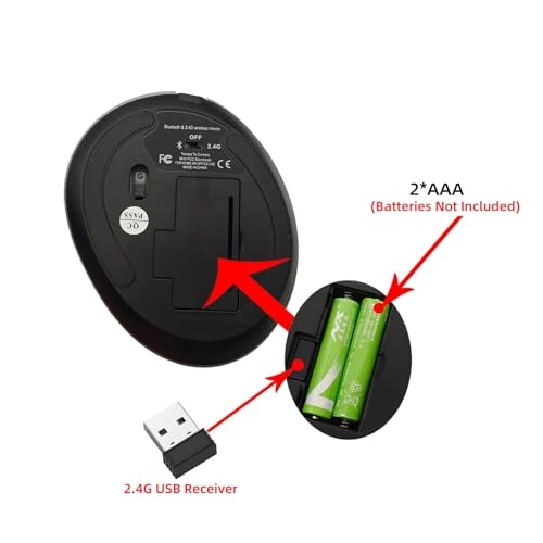 Wireless Dual Mode Mouse - 2.4G BT5.1