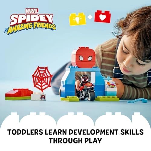LEGO DUPLO Spins Motorcycle Adventure (10424) - Spider-Man
