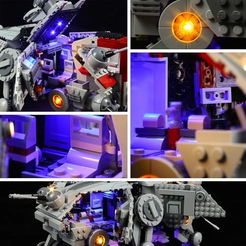 Lighting Kit for LEGO AT-TE Walker 75337 - ABS