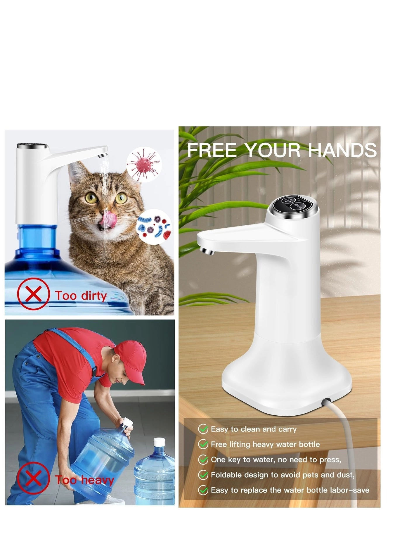 Portable Water Dispenser - 5 Gallons