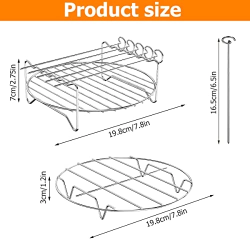 Air Fryer Rack - Stainless Steel 5 piece(s)