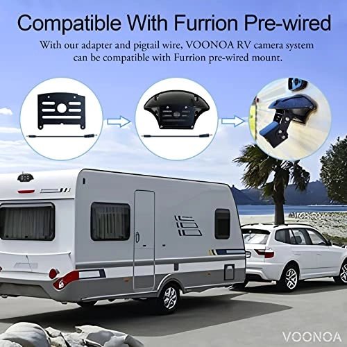 Wireless RV Camera System - Night vision 1080P