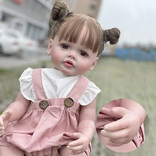 Reborn Doll - 22 Inches (55 cm) Vinyl Girl Sleeping Ages 3+