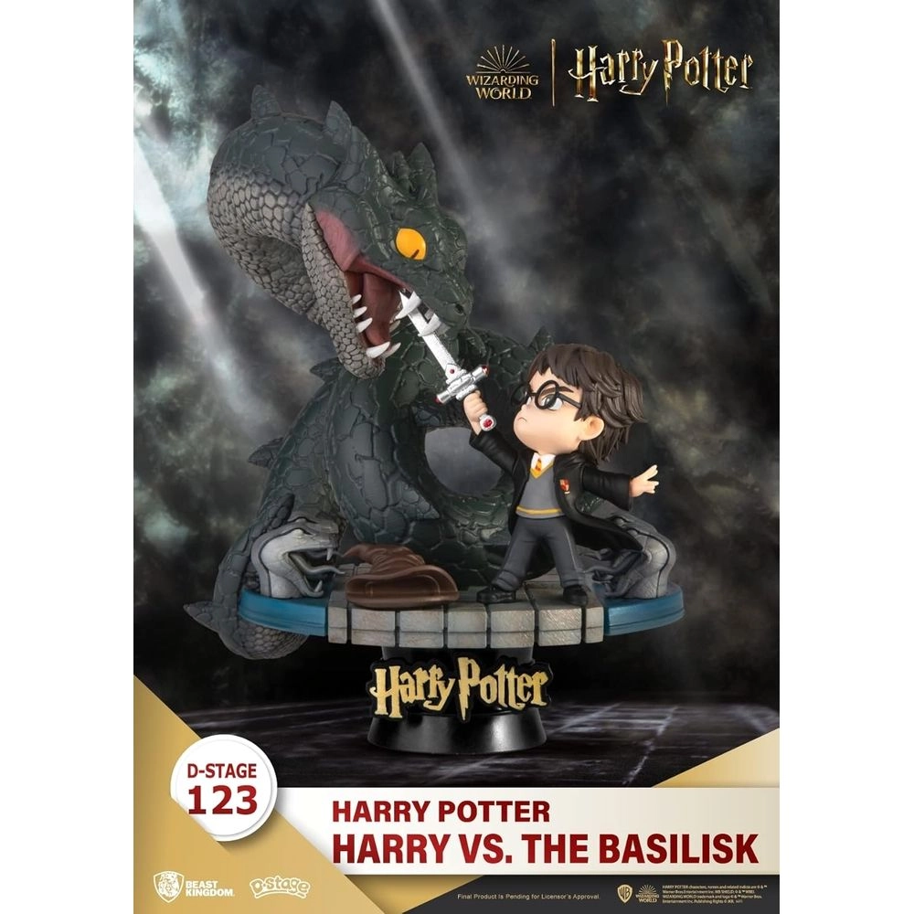 Beast Kingdom D Stage 123 - Harry Potter Vs The Basilisk (15 cm) (DS-123-R)