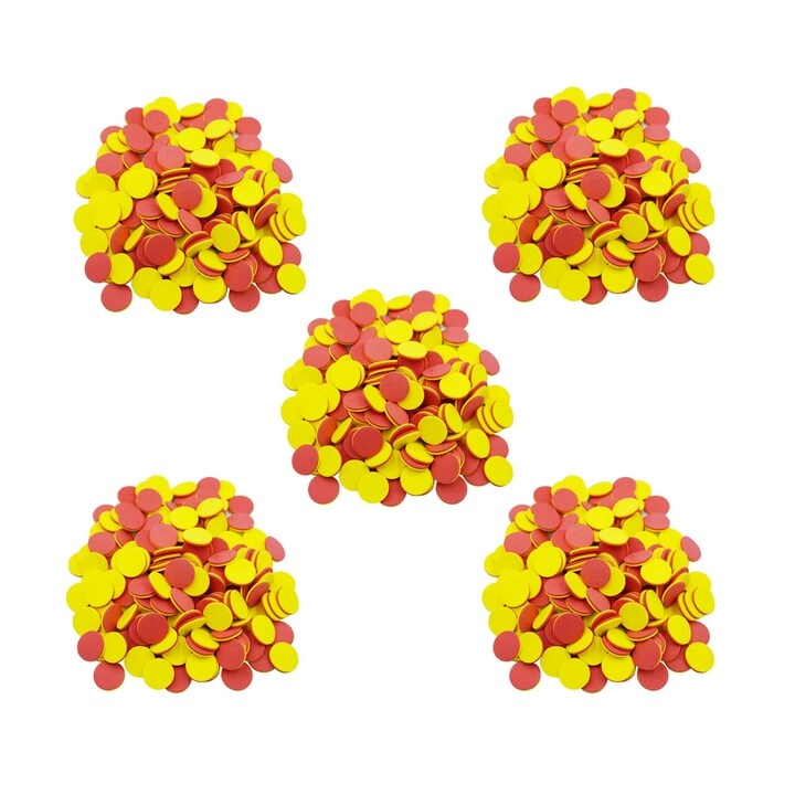 MZA STORES 2-Color Foam Counters - 1000 pieces