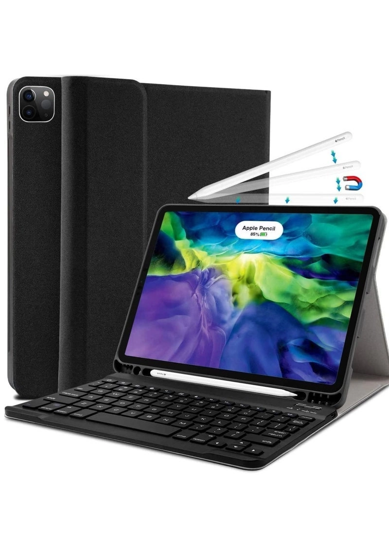 Gravity Keyboard Case with Pencil Holder for iPad Pro 11-inch (2020)