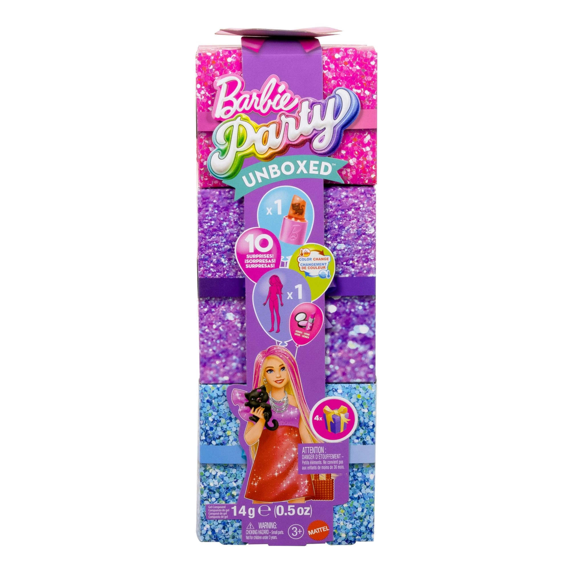 Barbie Party Unboxed - Red Sparkle Glam Party Ages 3+