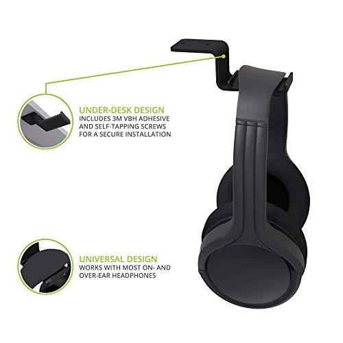 HH - Headphone Hook for Universal Under-Desk Mount