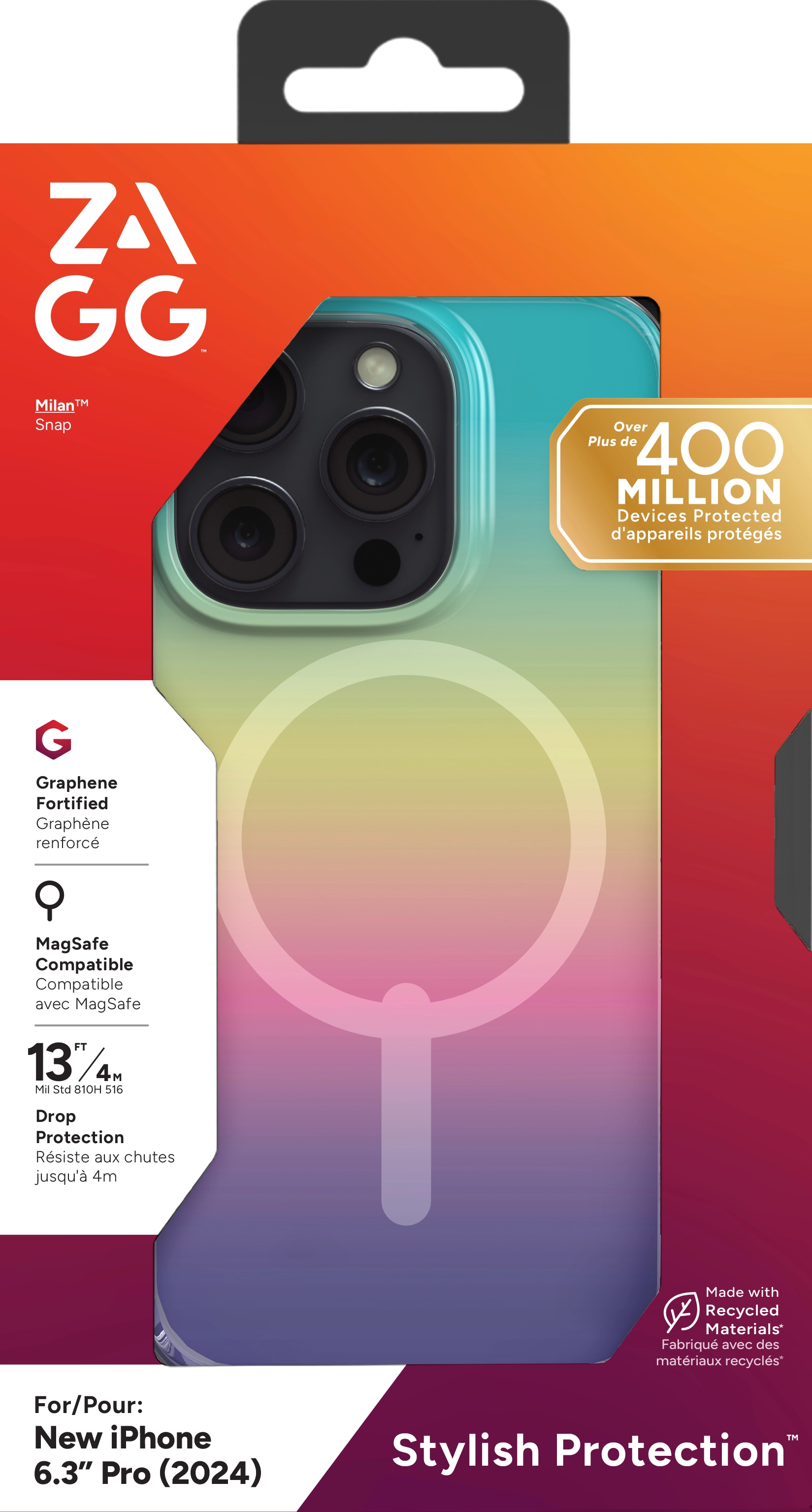 Milan Snap Case with MagSafe for iPhone Air Iridescent