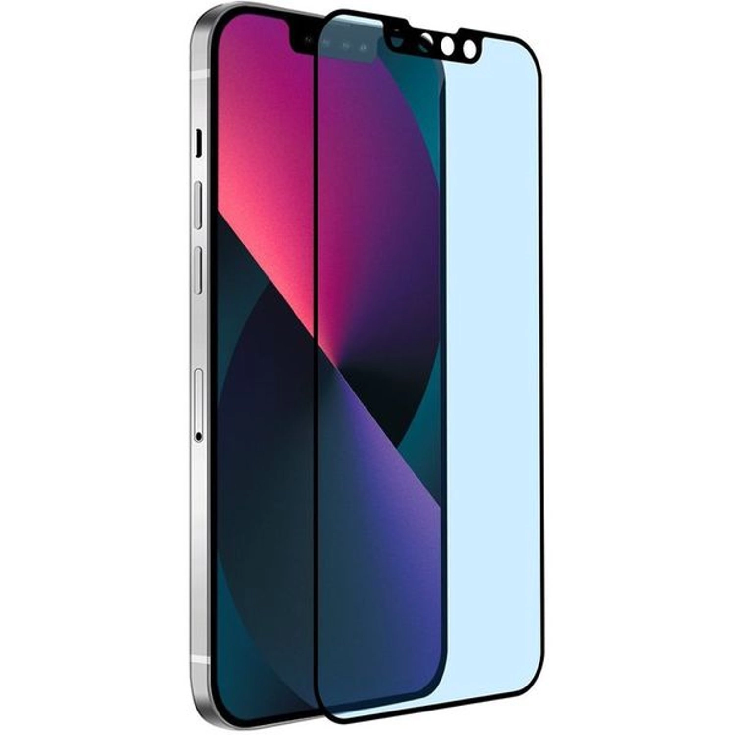 Baykron Blue Light Blocking Anti-Bacterial Tempered Glass Screen Protector for iPhone 13 / iPhone 13 Pro