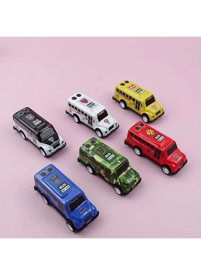 SUV + Hatchback + Taxi + School Bus - 4pcs