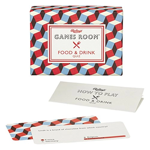 Food and Drink Quiz Card Game