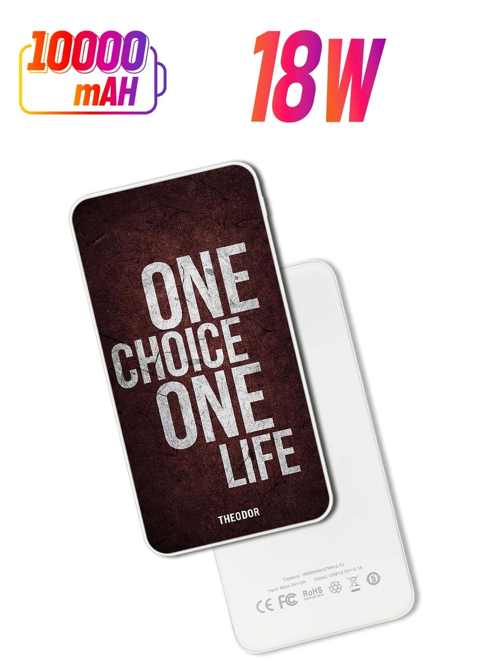 Theodor EX_PPBA405 - 10,000 mAh 18W