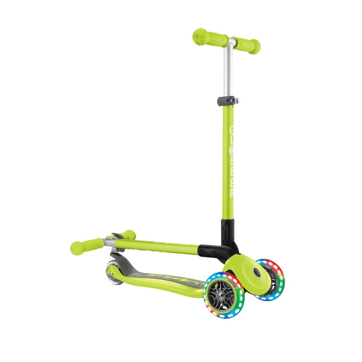 Primo Foldable Lights Kick Scooter – LED Foldable