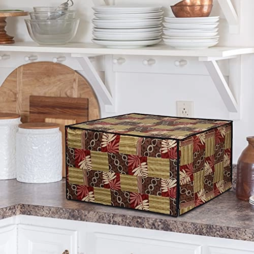 Microwave Oven Cover - 20 Liters Multicolor