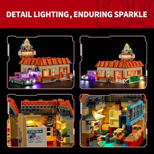 2.0 Light Kit for LEGO The Simpsons Krusty Burger 10352