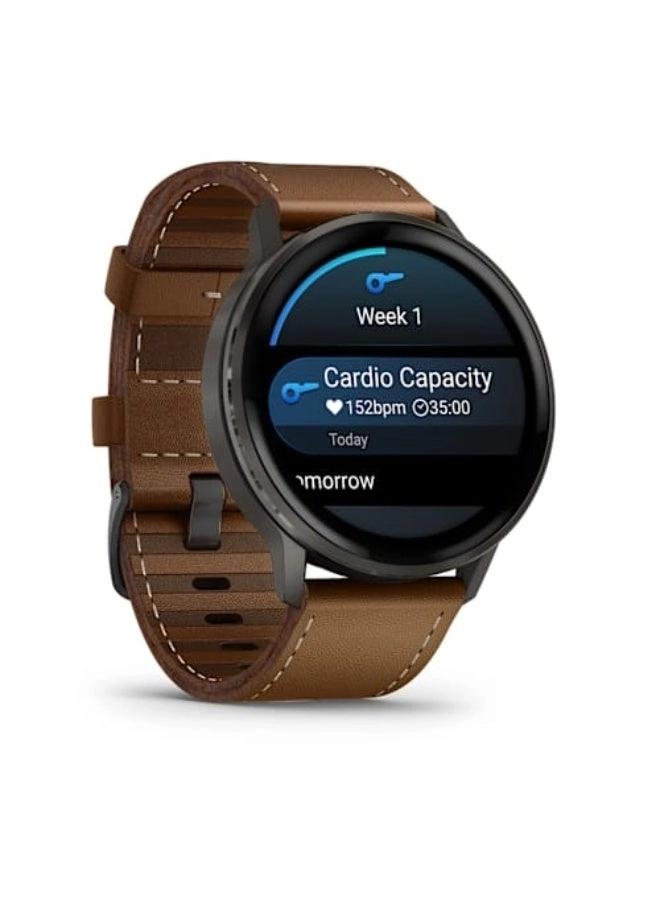 Venu 4 45mm Stainless steel and fiber-reinforced polymer GPS