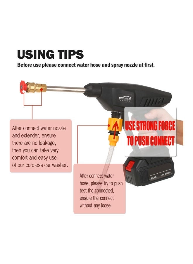 Cordless Portable Washer - 48V 200W 30Bar