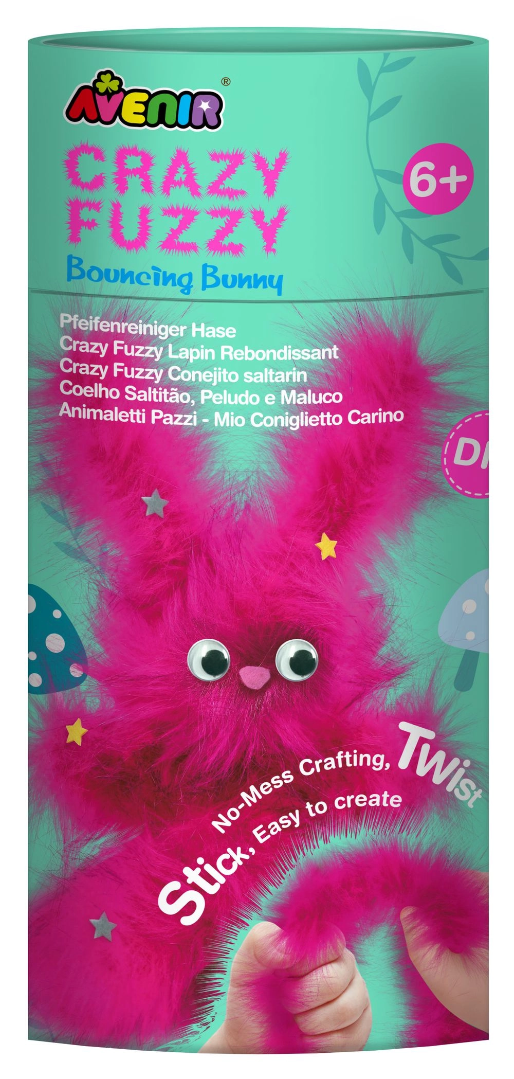 Crazy Fuzzy Bouncing Bunny Craft Kit - 6+ years