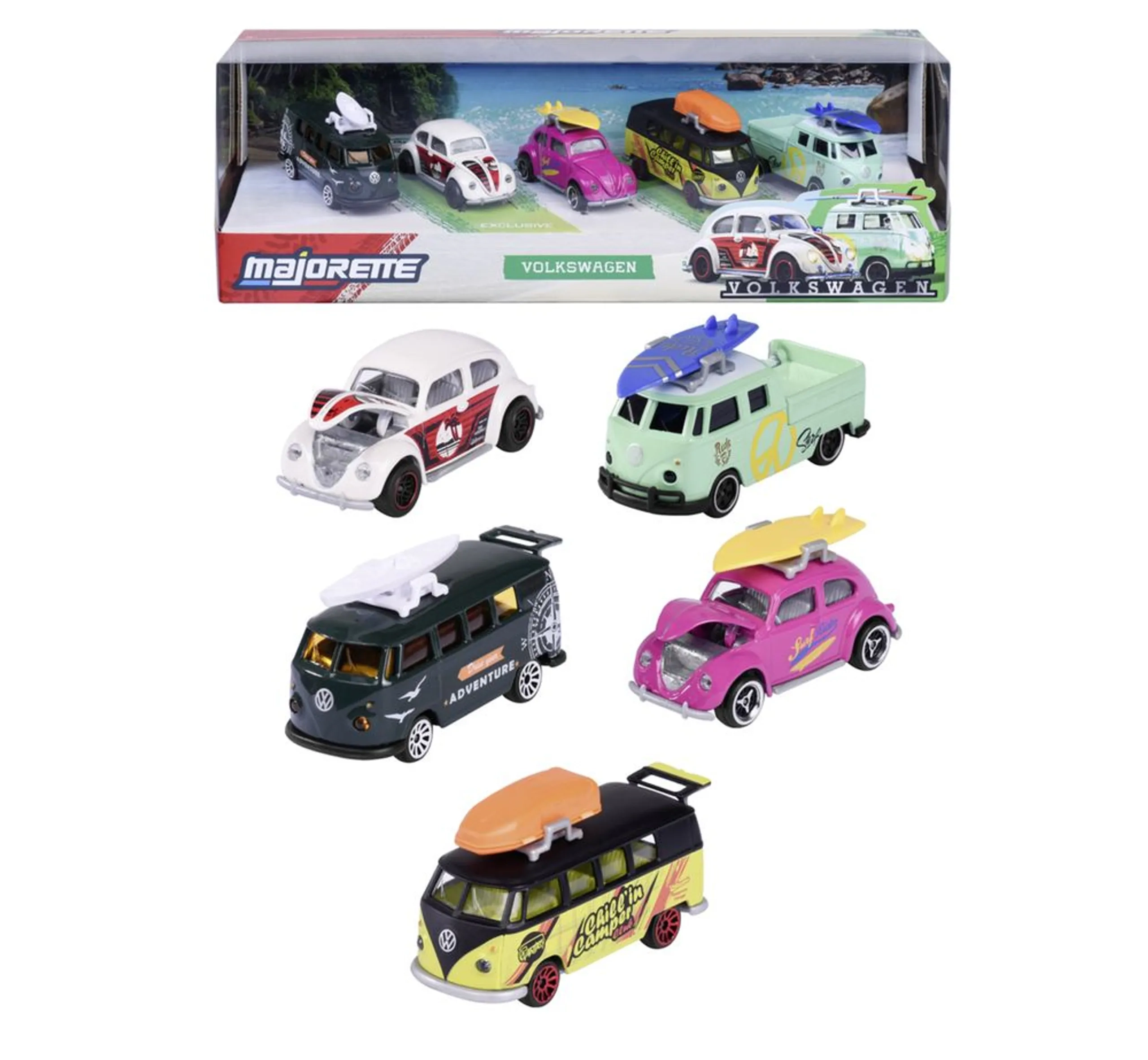 Majorette Volkswagen - 1:64 Diecast Giftpack