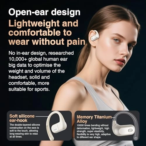 Open Ear Headphones Wireless Earbud