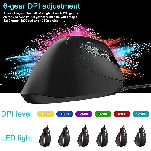 Vertical Gaming Mouse - USB