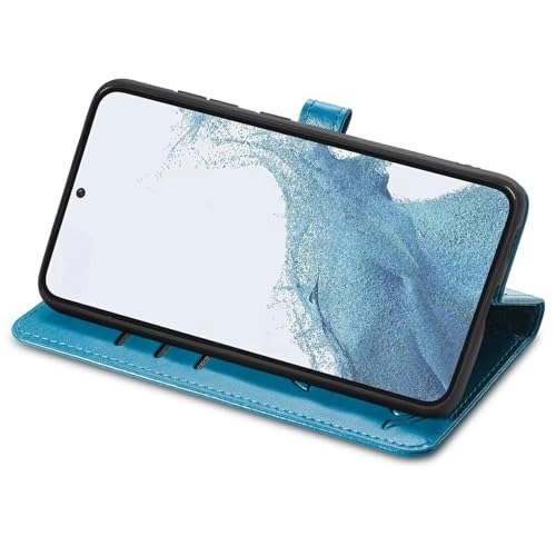 Nadoli Funny Cartoon Embossing Cat Dog Pattern Pu Leather Cat Paw Lanyard Standfunction Card Slots Wallet Flip Case Cover for Samsung Galaxy S24 Ultra