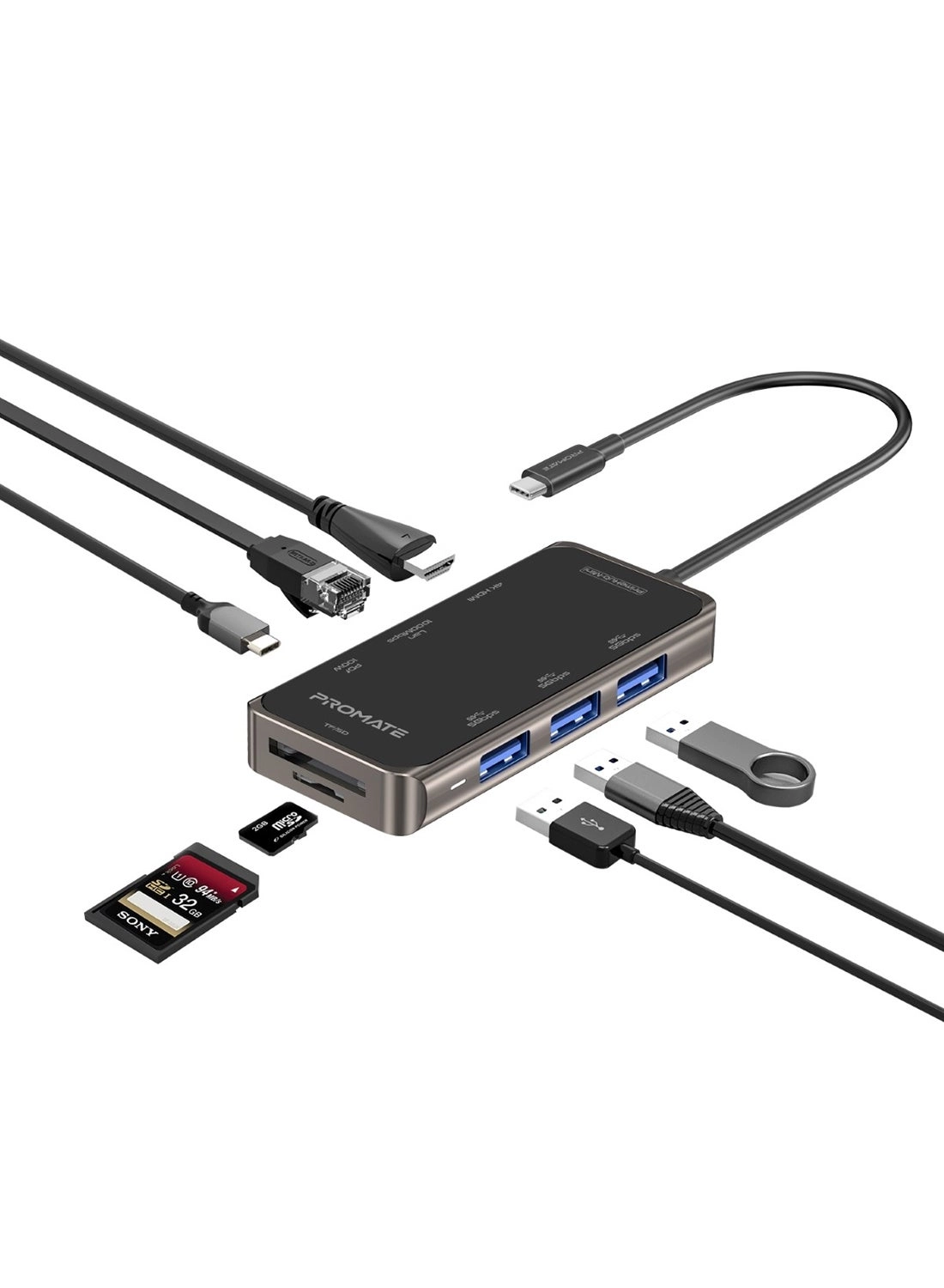 PrimeHub-Mini - 4K HDMI 100W Power Delivery 1000Mbps Ethernet