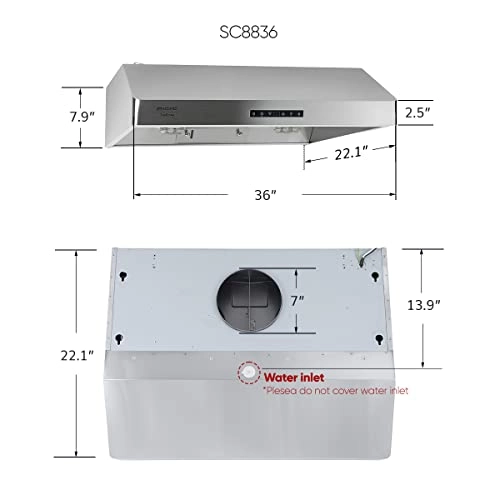 SC8836BS - 900+ CFM 36"