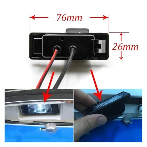 Rear View Camera - Night vision Universal RCA Connector 720P