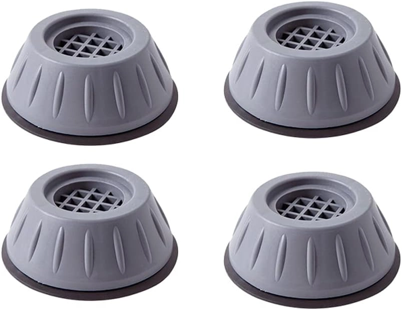 Lavish LLC Anti Slip Anti Vibration Washing Machine Feet Pads - 4 Pcs Gray